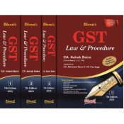 Bharat's GST Law & Procedures by CA. Ashok Batra [3 Vols. 2023]
